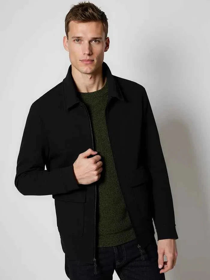 Men's Leather Jacket Elegant Design