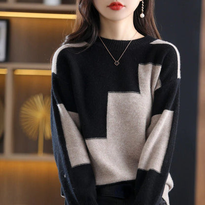 Comfortable Knitted Sweater Casual Look
