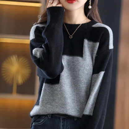 Comfortable Knitted Sweater Casual Look