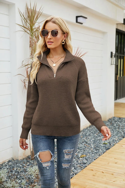 Women's Scarf Dress Knit Sweater