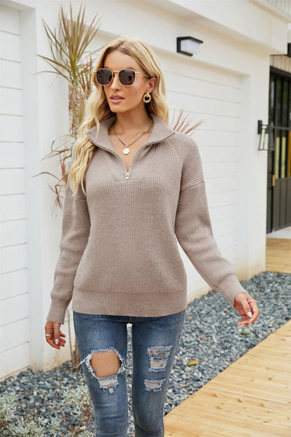 Women's Scarf Dress Knit Sweater