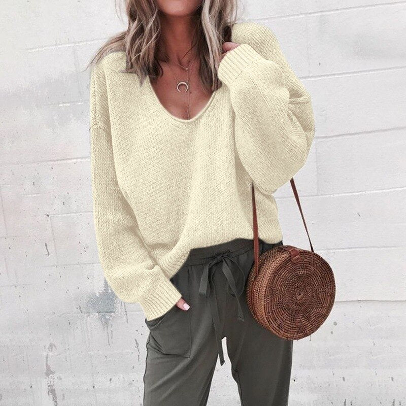 Wide Women's Sweaters Generously Knit