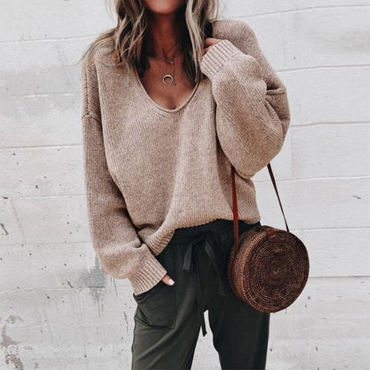 Wide Women's Sweaters Generously Knit