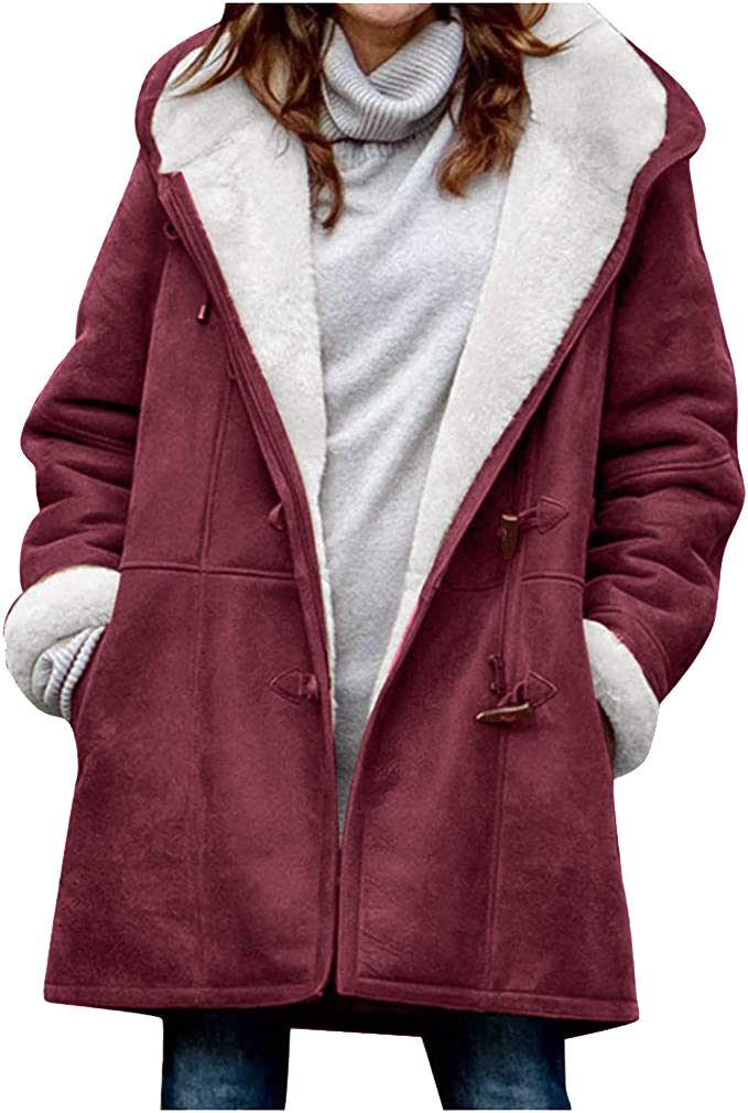 Women's Warm Winter Soft Fleece Jacket