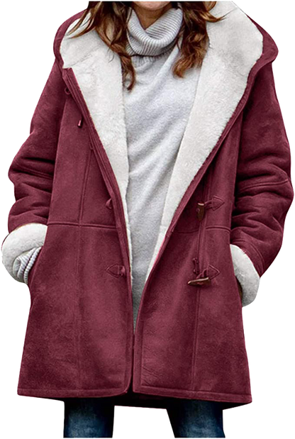 Women's Warm Winter Soft Fleece Jacket