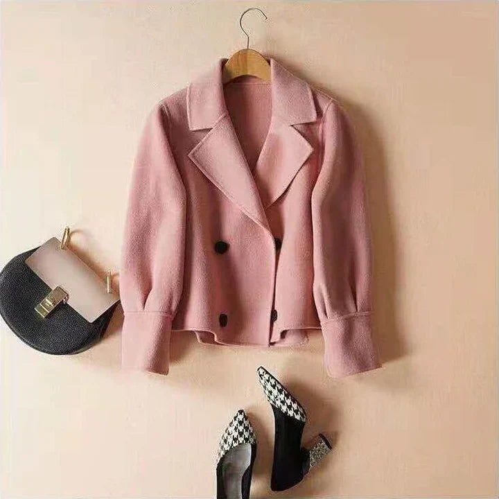 Classic Women's Solid Short Coat