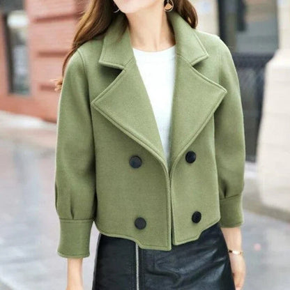 Classic Women's Solid Short Coat