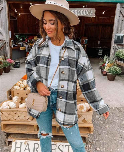 Fashionable Oversized Short Cardigan