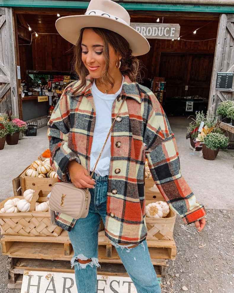 Fashionable Oversized Short Cardigan