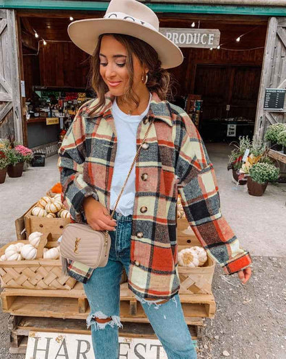 Fashionable Oversized Short Cardigan
