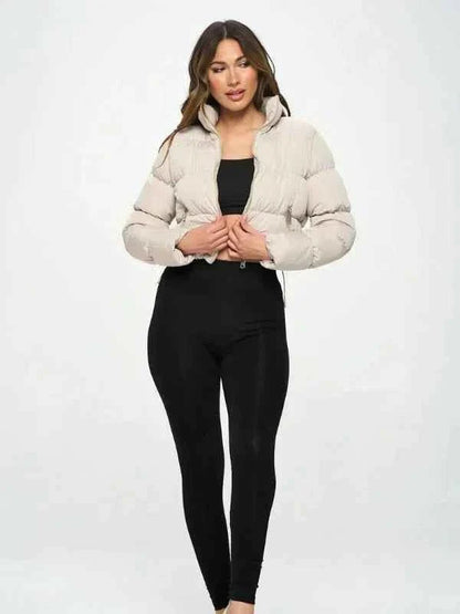 Short Black Women's Winter Jacket