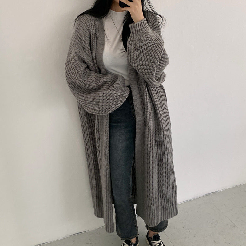Warm knitted top for autumn and winter