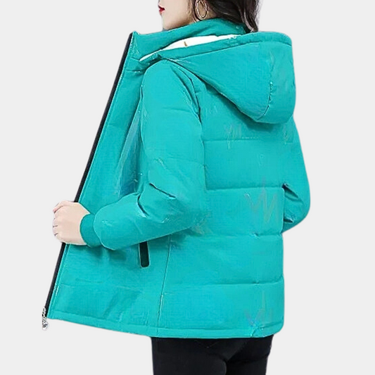 Stylische Damenwinterjacke Wendbar Modern - IdealeKleiden