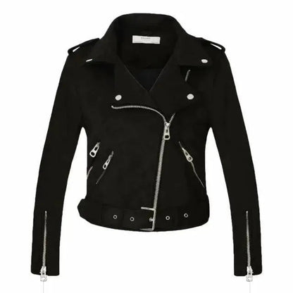 Women's Leather Biker Jacket