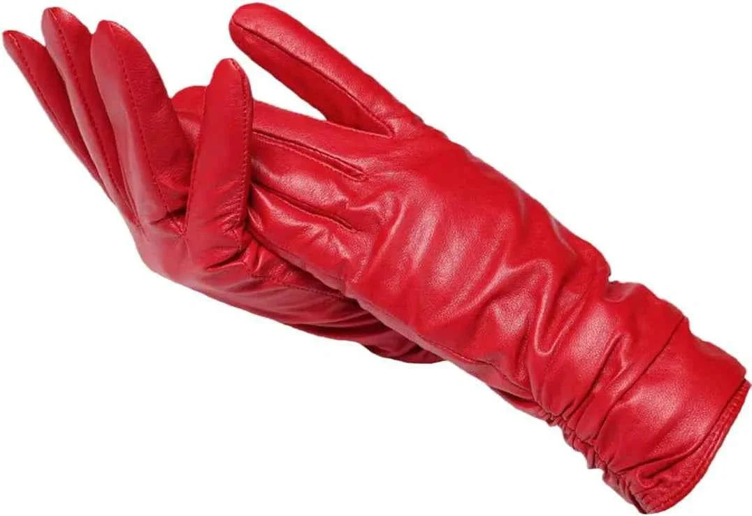 Soft Women's Gloves Lambskin Look