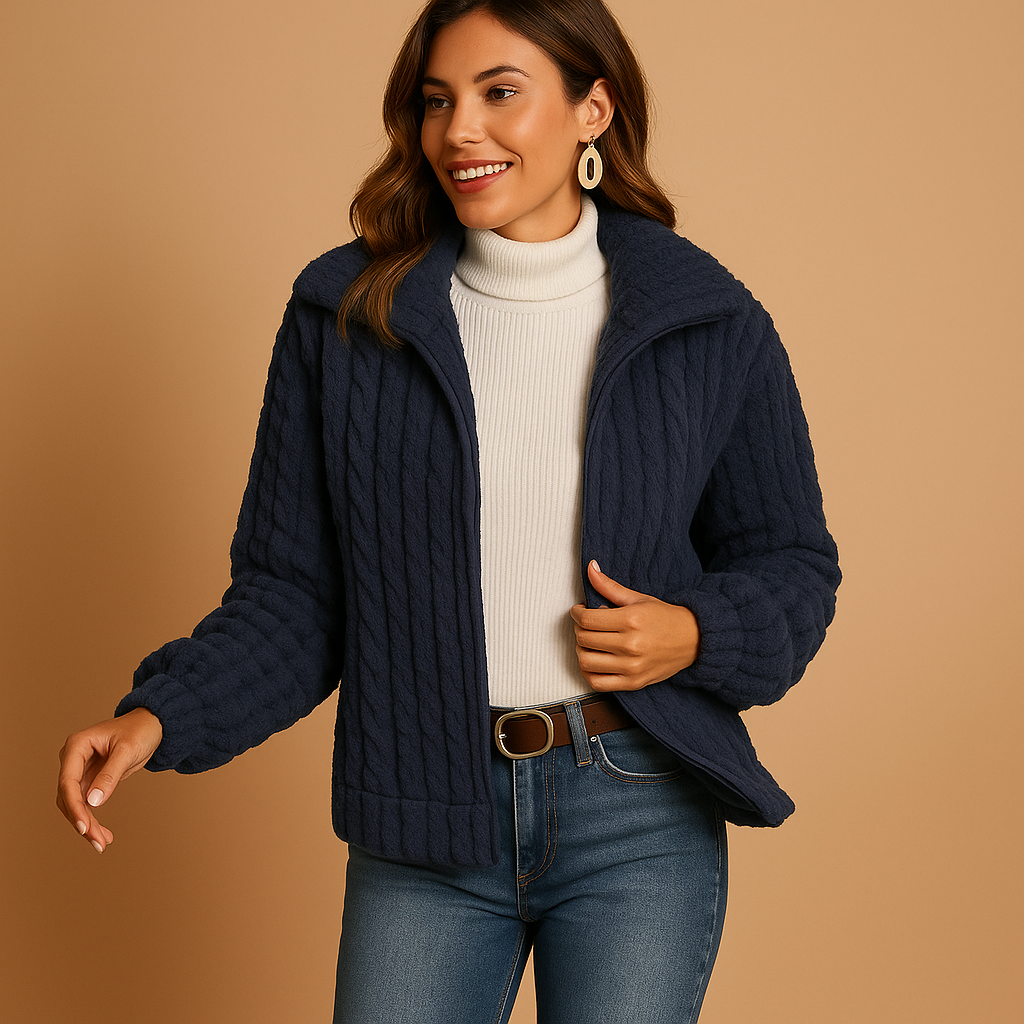Cozy Women's Teddy Jacket Fashionable