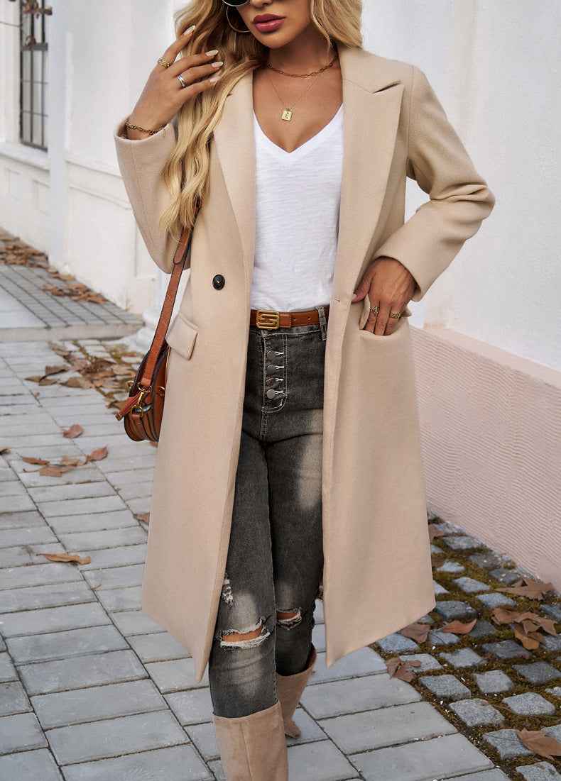 Oversized Trench Coat Long Elegant Coat