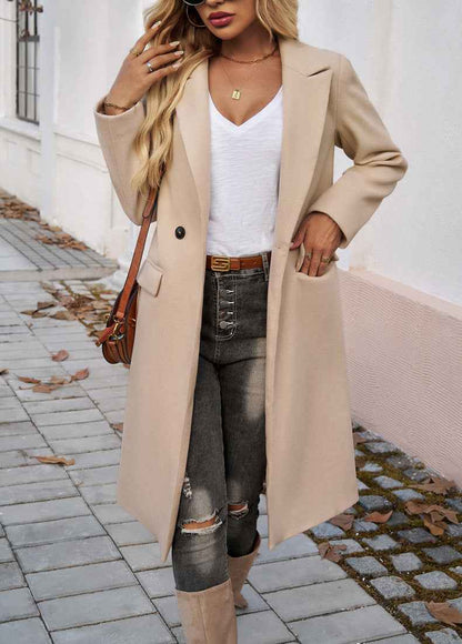Oversized Trench Coat Long Elegant Coat