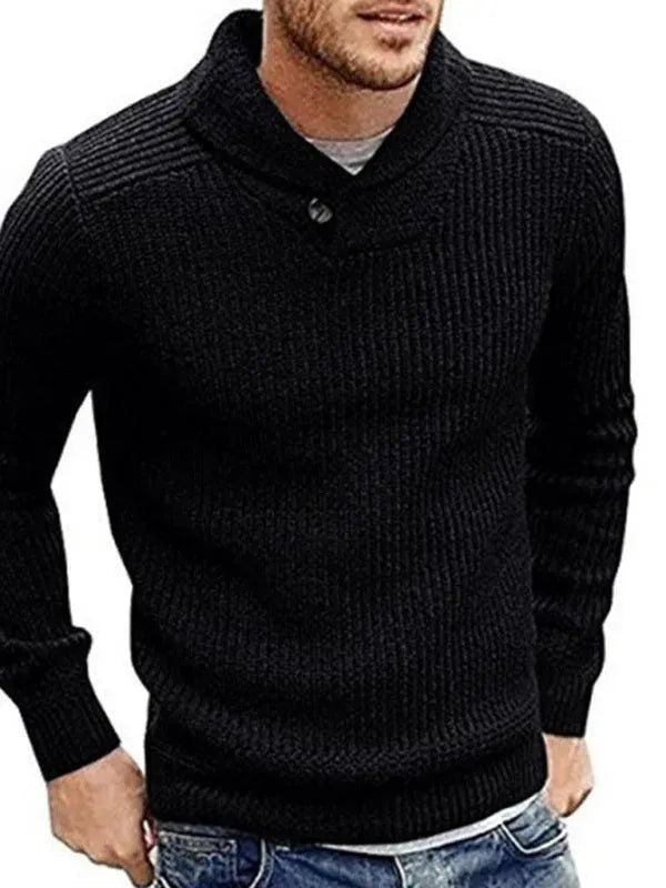 Stylish Men's V-Neck Sweater