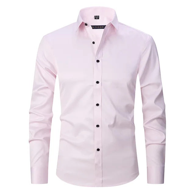 Men's Slim Fit Shirt Stretch Non-Iron Modern