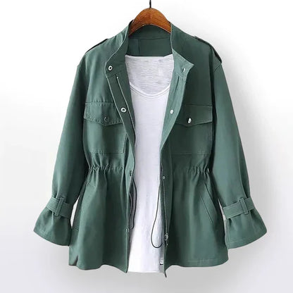 Elegant Women's Trench Coat Modern Chic