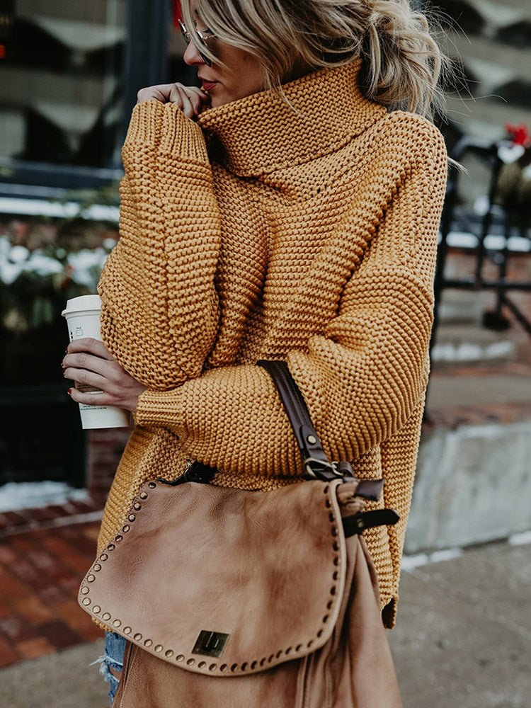 Chunky Turtleneck Sweaters for Women Premium Quality