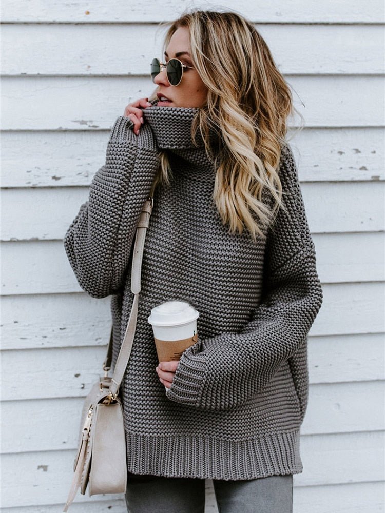 Chunky Turtleneck Sweaters for Women Premium Quality