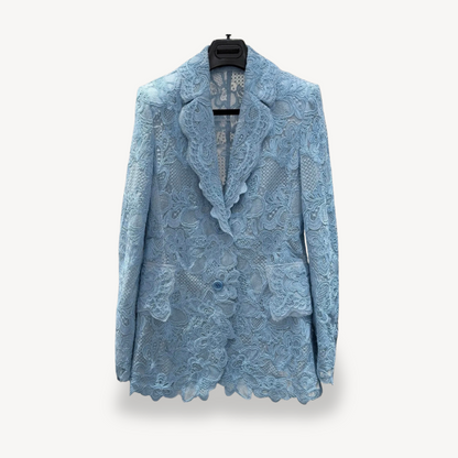 Stylish Women's Blazer Lace Design