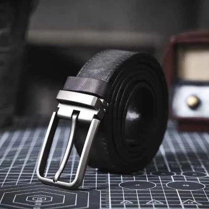 Leather Belt Black Men