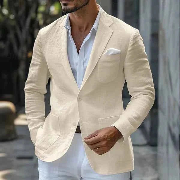 Men's Linen Blazer Elegant