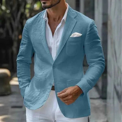 Men's Linen Blazer Elegant