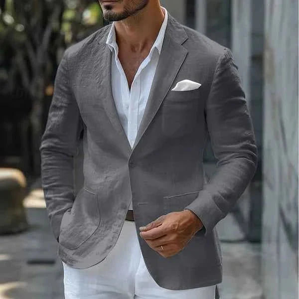Men's Linen Blazer Elegant