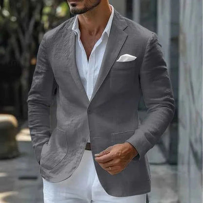 Men's Linen Blazer Elegant