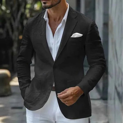 Men's Linen Blazer Elegant
