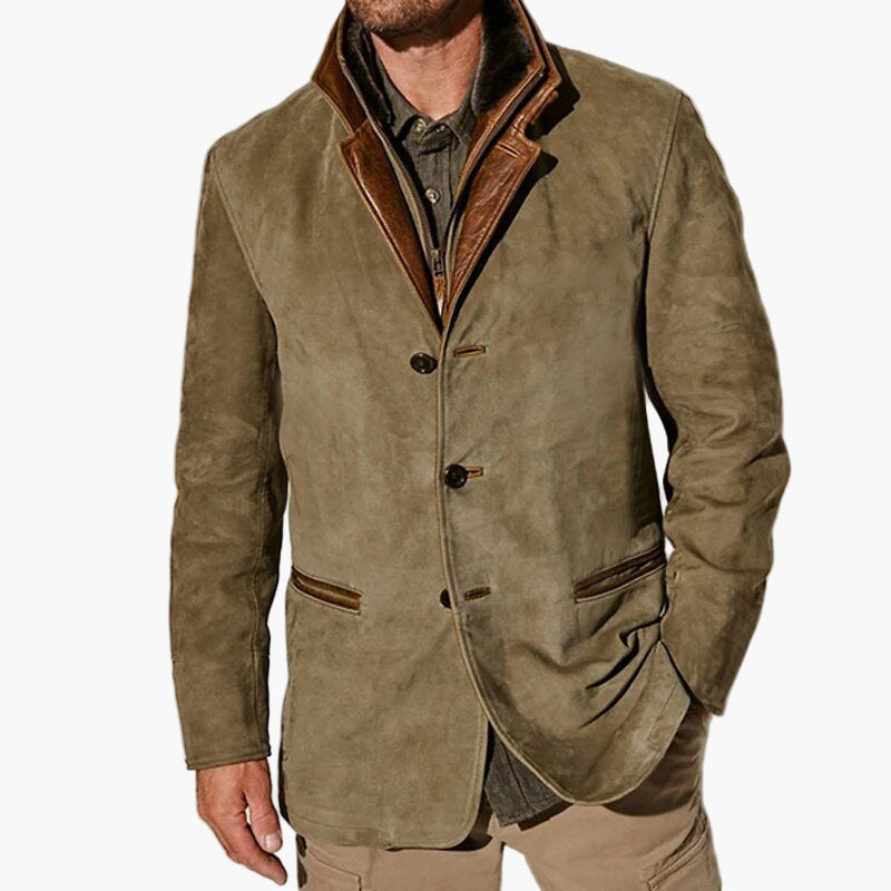 Stylische Herrenjacke Vintage Look Klassisch - IdealeKleiden