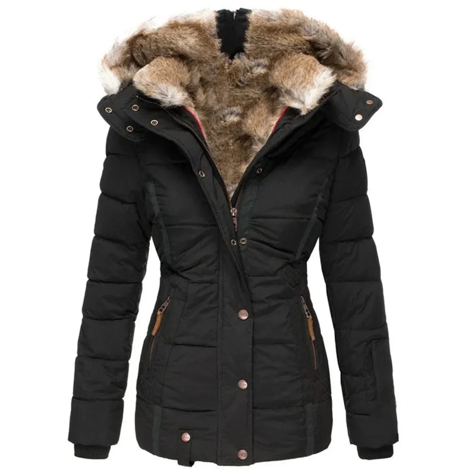 Elegante Damenjacke Herbst Winter Modern Design - IdealeKleiden