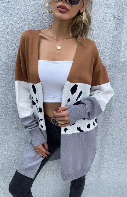 Fashionable Women's Sweater Cardigan