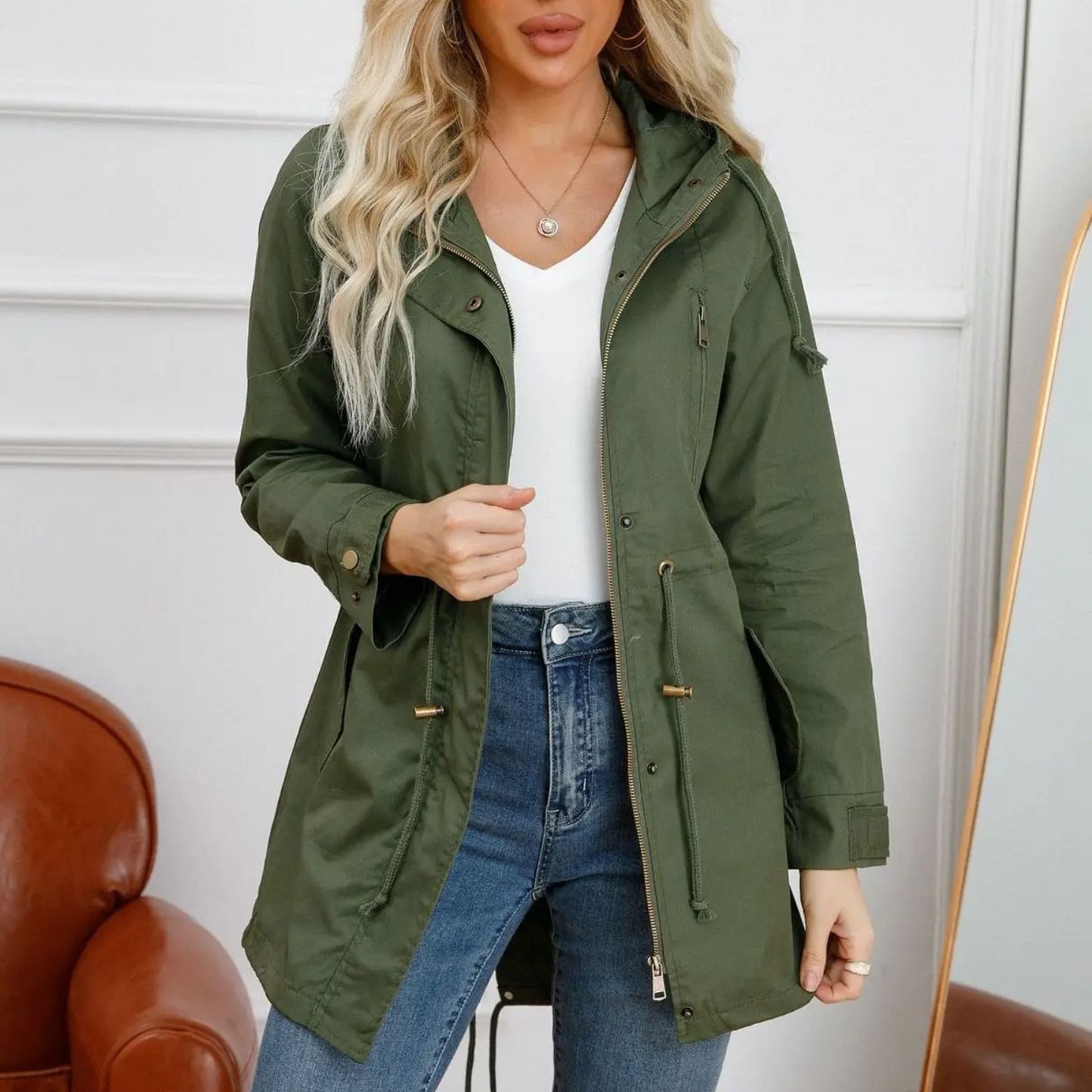 Elegant Women's Summer Jacket Long & Lightweight