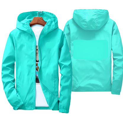 Practical Men's Windbreaker Jacket Sporty