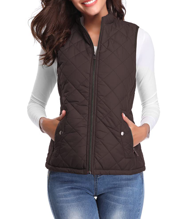 Women's Vest Elegant Lightly Padded