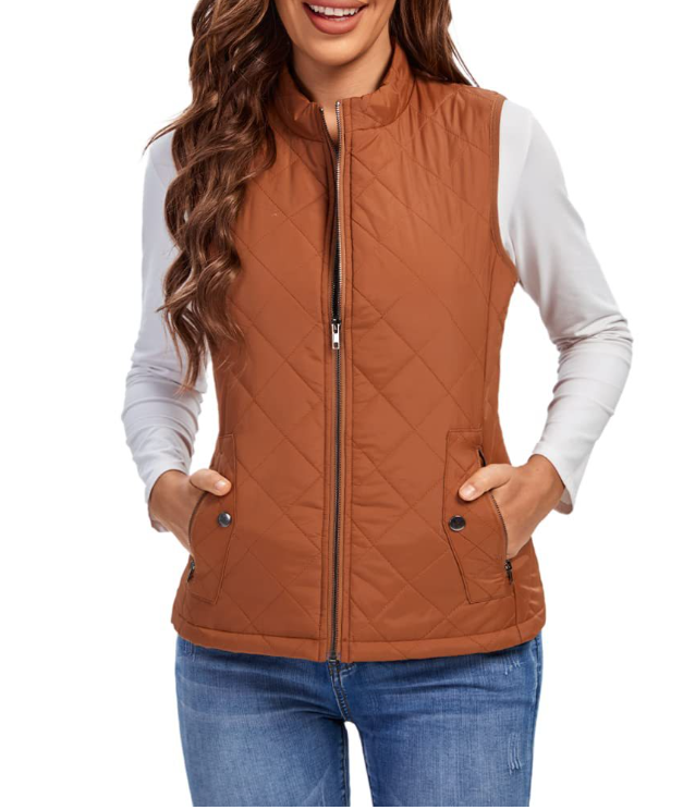Women's Vest Elegant Lightly Padded