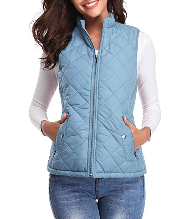 Women's Vest Elegant Lightly Padded