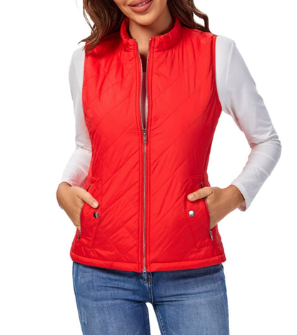 Women's Vest Elegant Lightly Padded
