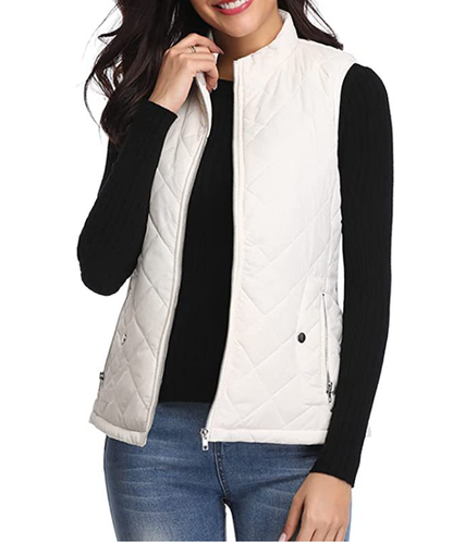 Women's Vest Elegant Lightly Padded