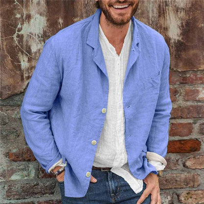 Leichte Herrenjacke Baumwolle Sommer