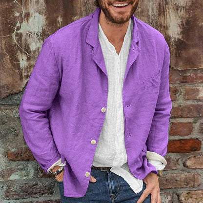 Leichte Herrenjacke Baumwolle Sommer