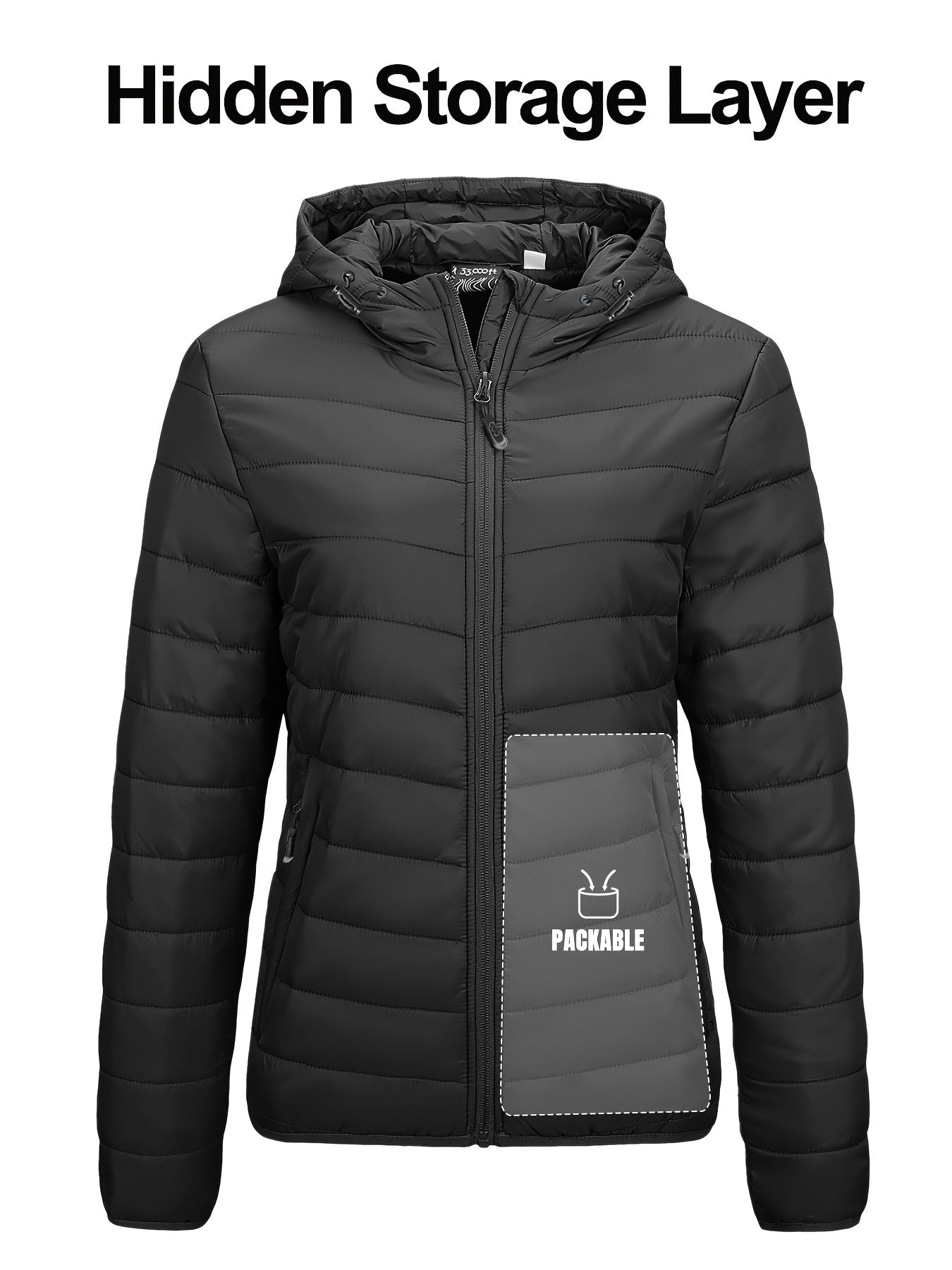 Practical Women's Lightweight Hooded Windbreaker