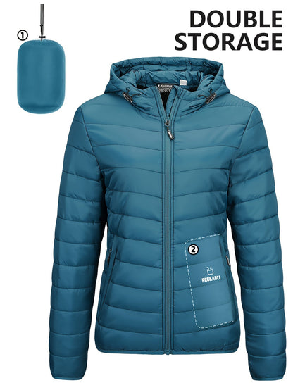 Practical Women's Lightweight Hooded Windbreaker