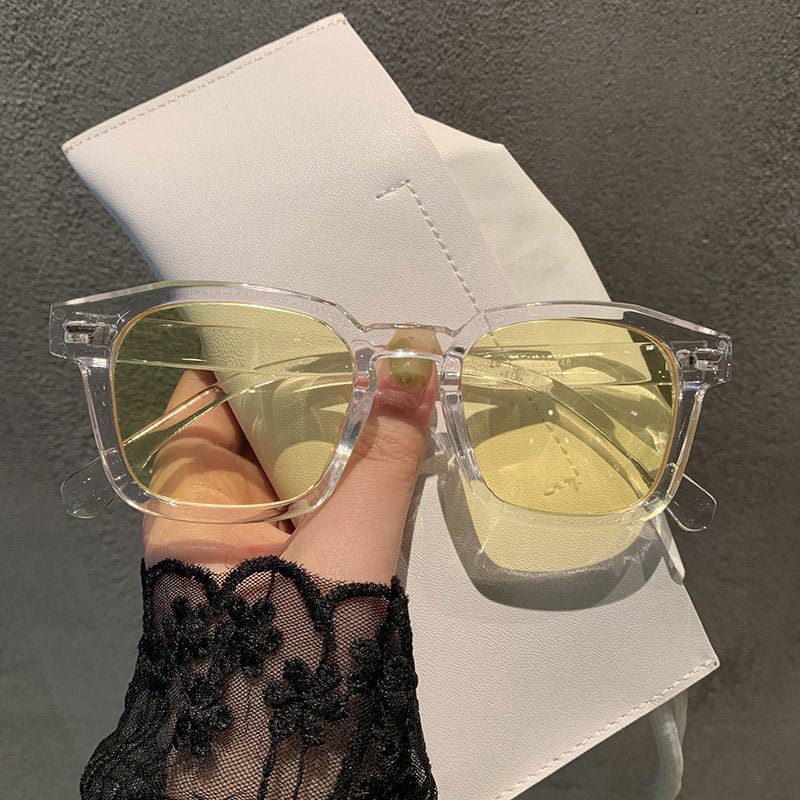 Modern Women's Glasses Square Pastel Colors