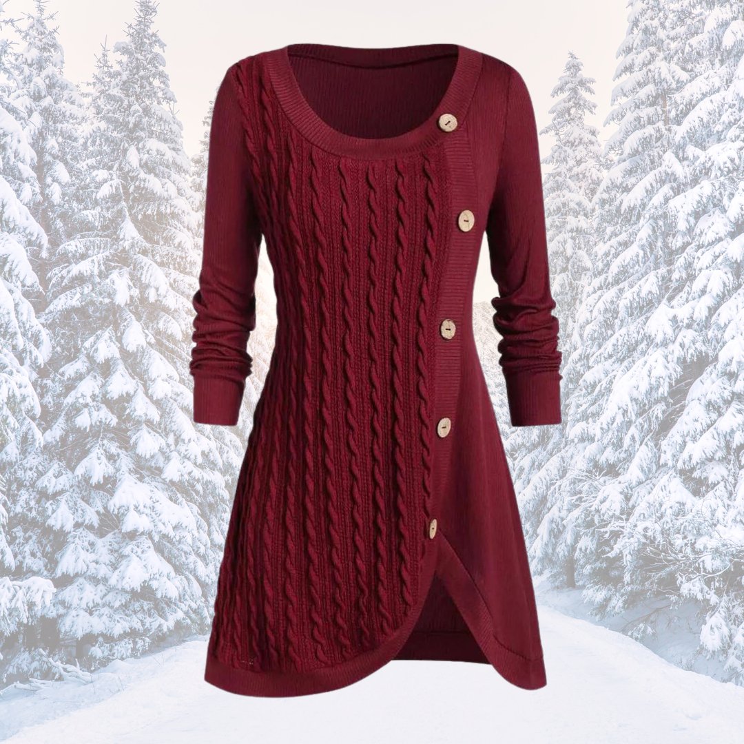 Women's Knitted Dress Warm Elegant
